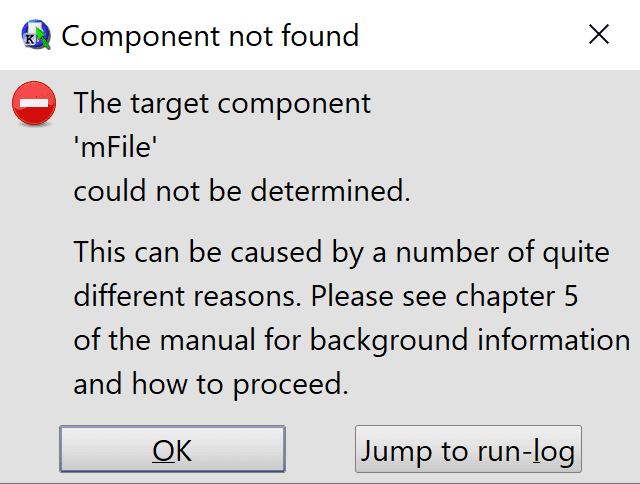QF-Test ComponentNotFoundException