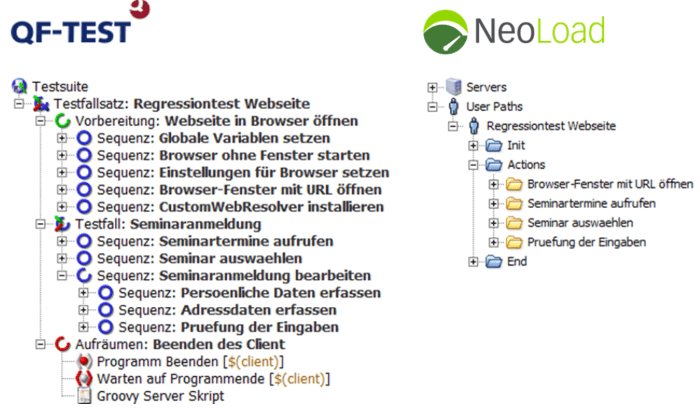 Import QF-Test nach NeoLoad
