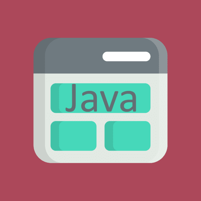 Application Java étiquette