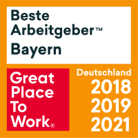 Great Place to Work Bayern 2018, 2019 und 2021