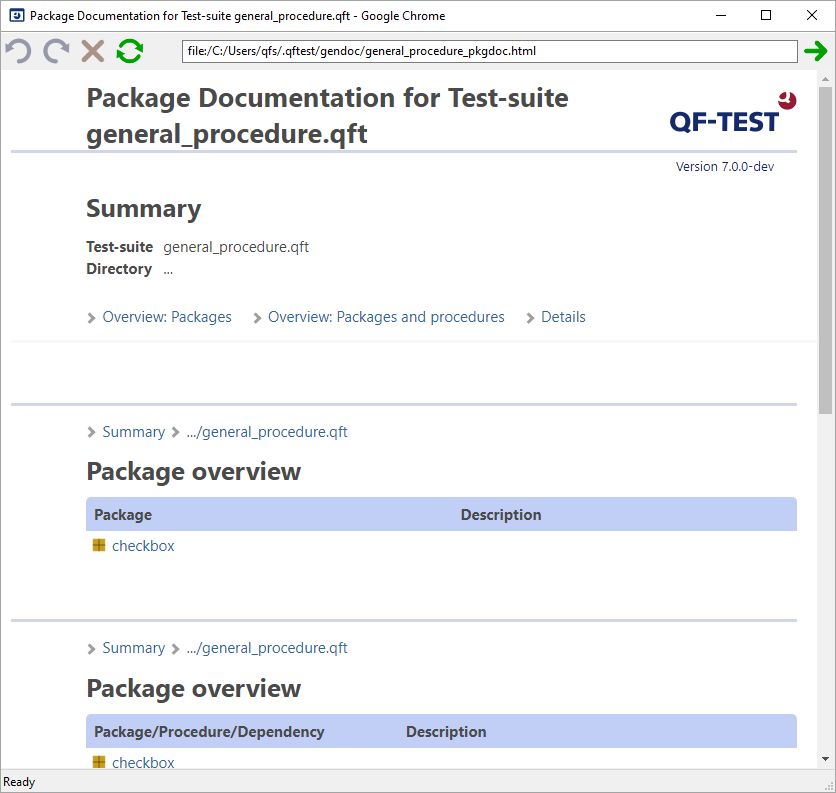 QF-Test Package Documentation